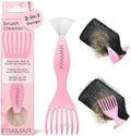 FRAMAR Premium Hair Brush Cleaner Tool, Hairbrush Cleaner Tool – Pink by FRAMAR