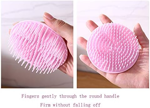 Hair Scalp Brush Dandruff Cleaning Shower Shampoo Scalp Head Massager 4 Pk - Image 4