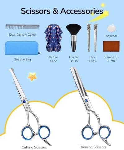 ULG Hair Cutting Scissors Kit for Kids - Image 2