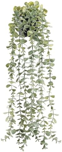 Der Rose 24" Fake Hanging Eucalyptus Plant for Bathroom Wall Art Decor by DerRose