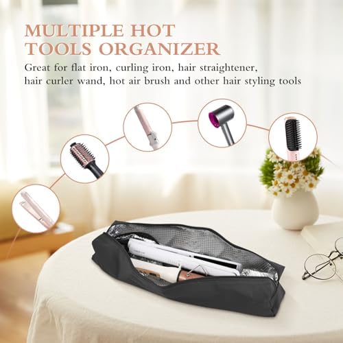 Suafrnut Professional Heat Resistant Hot Hair Tools Organizer Bag - Image 5