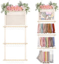 POVETIRE Headband Holder Hair Bows Organizer for Girls, 4-Layer Hair Accessories Display Storage Wall Hanging Decor for Baby Nursery Toddler Girls Room by POVETIRE