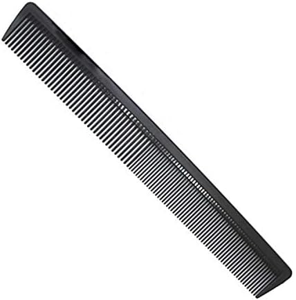 Professional Black Carbon Fiber Teasing Comb, Fine and Wide Tooth Hair Barber Comb For All Hair Types - Image 7