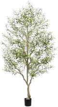 LYERSE Faux Olive Tree 9ft - Artificial Olive Tree Indoor for Home Decor by Home