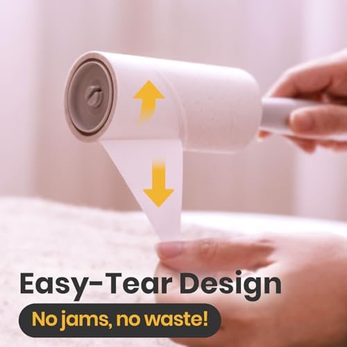 DELOMO Lint Roller for Pet Hair Extra Sticky, Mega Value Set of 1000 Sheets - Image 4