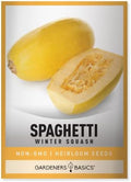 Gardeners Basics, Spaghetti Squash Seeds for Planting - Winter Squash Heirloom, Non-GMO Vegetable Squash Variety- 3 Grams Seeds Great for Summer Garden by GardenersBasics