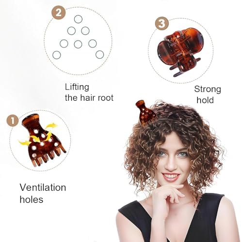 8 Hair Volume Clip for Thick Hair, Root Clips for Curly Hair Volume - Image 4