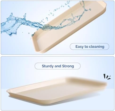 JMU 20 Pcs Beige Dental Procedure Trays Flat Trays Size B 13.25" X 9.75" - Image 6