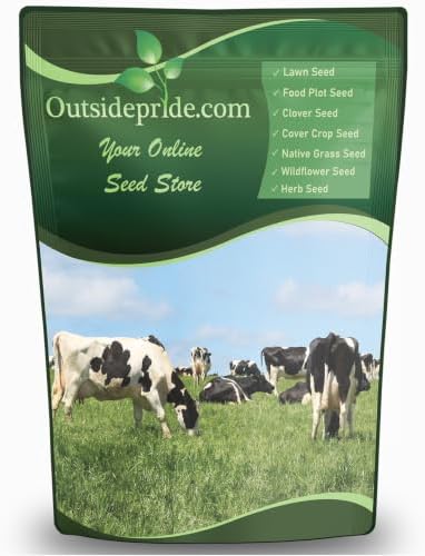 Outsidepride All-Purpose Pasture Seed Mix - 25 lb. Perennial, Drought-Tolerant & Fast-Growing, Pasture Seeds for Planting Abundant Forage Grass & Clover, Great for Grazing Livestock & Hay Production by Outsidepride