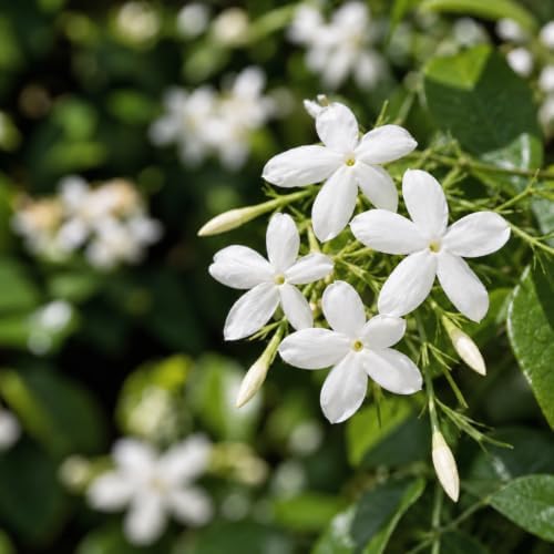 Set of 2 Live Poet Jasmine Shrubs, 4–6"Tall, Fragrant Flowers - Image 5