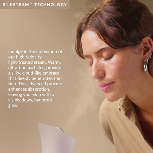 PMD SilkSteam Pro - Spa-Grade Facial Steamer with SilkSteam Technology - Rapid Start-Up - Adjustable, Directional Nozzle - Essential Oil Filters - Dewy, Hydrated Glow - Image 4