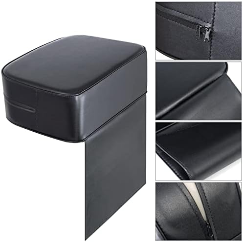 Salon Barber Booster Seat Cushion for Kids Hair Cutting Salon Leather Pads, Boat Booster seat Cushion, Salon Styling Chair Seat Booster, Barber Beauty Salon Spa Equipment Black - Image 3