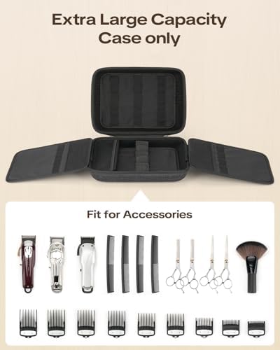 Hair Clipper Case for Surker/Wahl/Andis/Novah Men Razor Guard Grooming Kits - Image 2