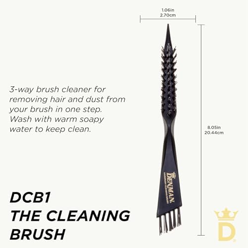 Denman Hairbrush Cleaning Brush for Effective Hairbrush Cleaning, DBC1 - Image 2