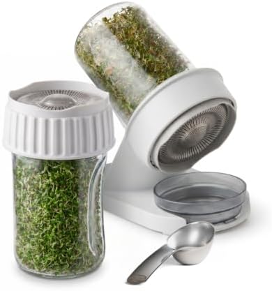 Sprouting Jar Kit, Straight-Wall Jar Kit for Sprouts by TheSproutingCompany
