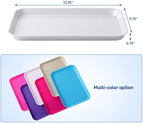 JMU 20 Pcs White Dental Procedure Trays Flat Trays Size B 13.25" X 9.75" - Image 4