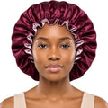 Silk Satin Hair Bonnet for Sleeping Reversible by PrettyRobes