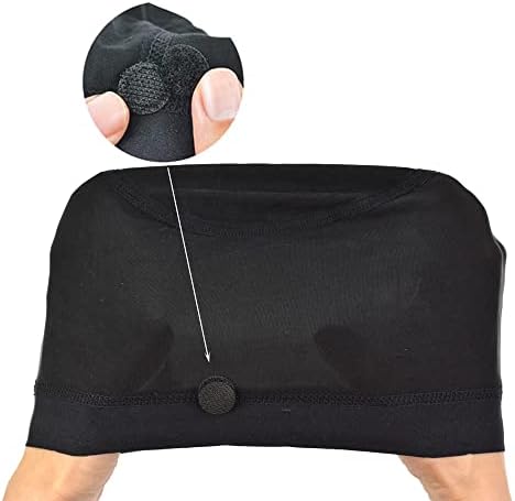 YANTAISIYU 1 Piece Wig Cap Black Dome Cap with Silicone Non-slip Wig Cap Elastic Wig Caps for Making Wig - Image 6