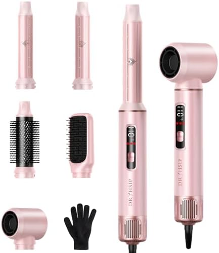 Dryhsip 5 in 1 Hair Styler & Wrap Air Curler, Low-Speed Hair Tools by Dryhsip
