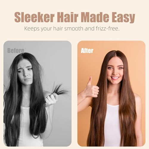 Boar Bristle Hair Brush with Nylon Pins for Fine Thick Hair - Image 3