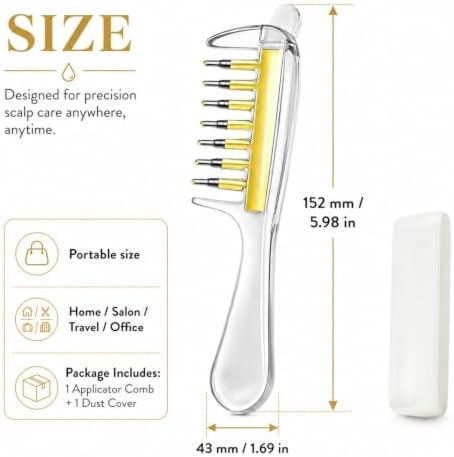 Scalp Liquid Applicator Comb, Scalp Oil Applicator，C - Image 6