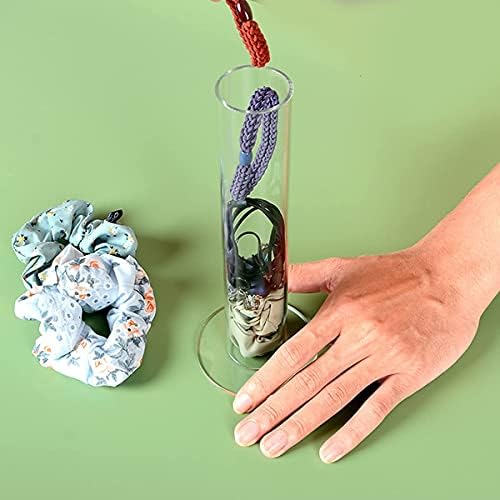 ByKen 2Pcs Acrylic Scrunchie Holder Organizer,Hair Ties Holder for Bathroom - Image 3