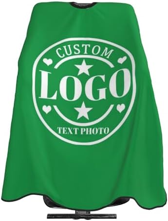 Custom Barber Cape Customized Haircut Capes Logo Text Photo Salon Hairdressing Apron for Home and Barbershop by Custom