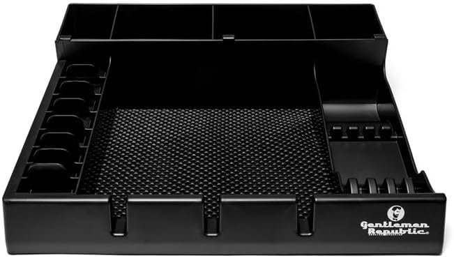 Gentlemen Republic Barber Station Organizer - Multi-Compartment, Black by GentlemenRepublicGenuineGrooming