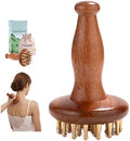 Meridian Massage Brush for Belly, 29 Teeth H62 Brass Copper Massage Tool, Belly Massage Brush for Body and Scalp, Chinese SPA Gua Sha Tool for Body 黄铜经络刷 经络刷 by CraftedforYourComfort