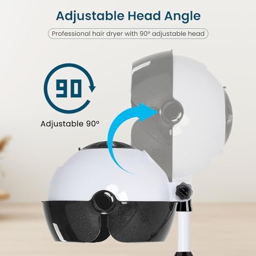 Hooded Hair Dryer, Professional Hood Dryer on Wheels, Standing Hair Dryer - Image 5