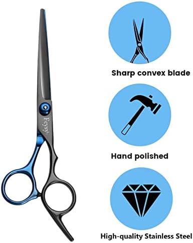 Hair Cutting Scissors Hair Shears Set, Fcysy Professional Barber Shears Thinning Scissors Kit for Haircutting, Hairdressing Shears Salon Accessories for Women Men - Image 3