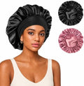 Yanideer 2 Pack Satin Bonnet for Sleeping Double Layer by Yanideer