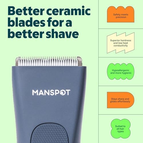 MANSPOT Manscape Groin & Body Hair Trimmer for Men，Men's Shaving Sets - Image 6