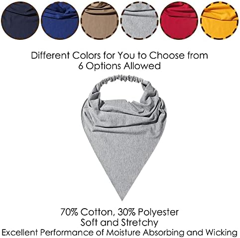 Vercret Hair Scarf Headband for Women,Boho Bandana Pretied Elastic Kerchief - Image 5