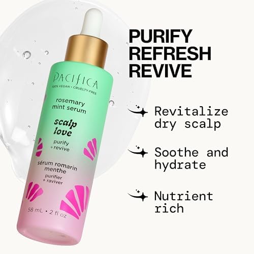 Pacifica Scalp Care Set – Rosemary Mint Daily Scalp Refresher, Detoxifying Serum & Clarifying Scalp Massager for Healthy, Hydrated Scalp, Vegan & Cruelty-Free - Image 2