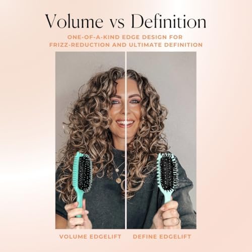 Bounce Curl Volume EdgeLift Brush, 5-In-1 Styling Tool, Defined Curls Peach - Image 5