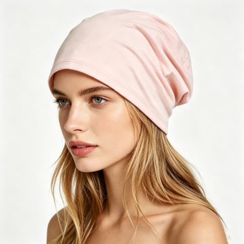 Cmonie 9-12 Pcs Solid Women Chemo Hat Stretchy Turban Beanie - Image 4