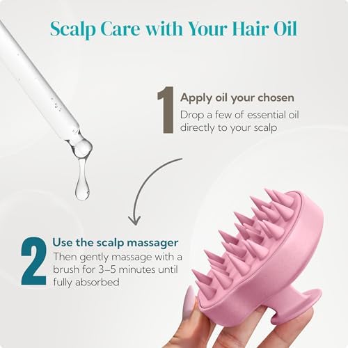HEETA 2-Pack Large Scalp Massager Scrubber Shampoo Brush for Hair Growth - Image 6