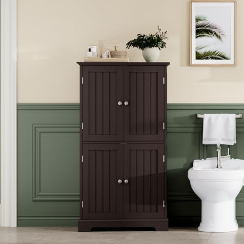 ChooChoo Bathroom Floor Cabinet with Adjustable Shelves - Image 6