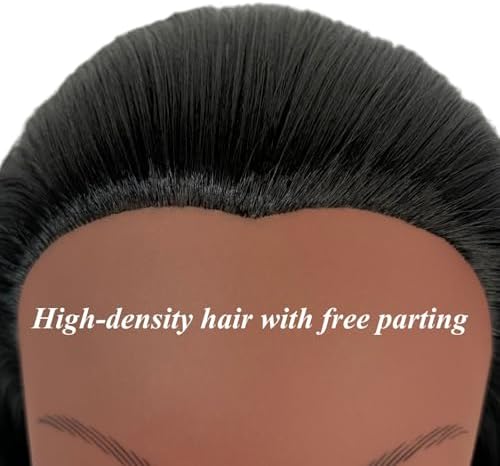Braiding Mannequin Head with Hair, Black Mannequin Head for Hair Styling - Image 5