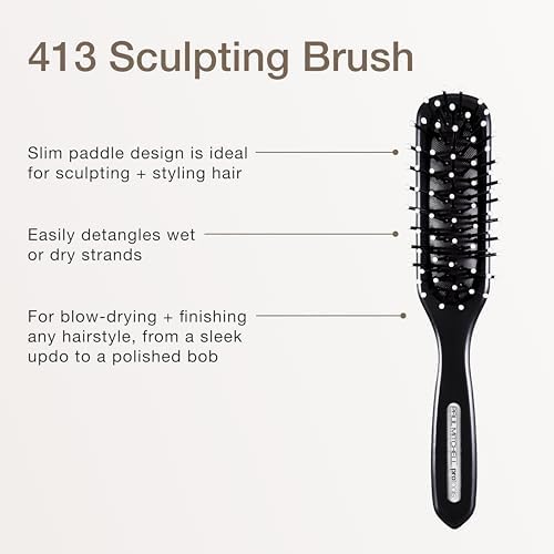 Paul Mitchell Pro Tools 413 Sculpting Brush, Classic Hair Brush for Detangling, Sculpting + Styling Wet or Dry Hair - Image 2