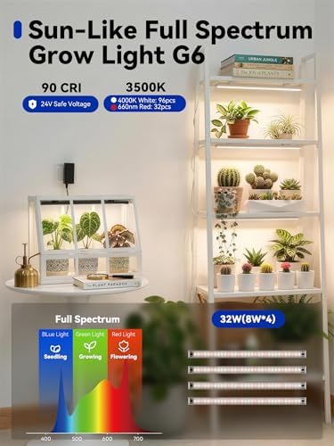 Grow Lights for Indoor Plants, LED Grow Light Bar Full Spectrum - Image 4