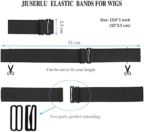 Adjustable Elastic Bands For Wigs, Adjustable Wig Bands (Mixed, 1‘’ x 6pcs) - Image 4