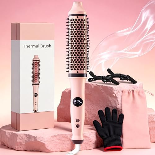 Infrared Thermal Ionic Brush, Electric Curling Brush for Fine Hair by AEPR