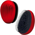 WYNK Mini Travel Detangling Hairbrush Detangler with Cover, Flame Red by WYNK