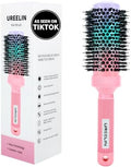 UREELIN Round Brush for Blow Out - 1.7 Inch Nano Thermal Ceramic & Ionic with Boar Bristles - Salon Blow Drying Hair Brush for Drying,Volumizing, Curling, Shine & Smooth Styling by UREELIN