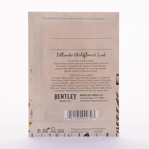 He Makes Everything Beautiful - Pollinator Wildflower Mix Seed Packets - 25 Seed Packs - Perfect Eco-Friendly Gift for Gardeners & Friends - Non GMO Seeds - Image 4