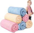 Microfiber Gym Towels for Showering Working Out Quick Dry Negative ions Large Middle Small Sizes Lightweight Gym Towel for Men Women Tennis Sports Towels for Body Hot Yoga Fitness Essentials by SOOWASH