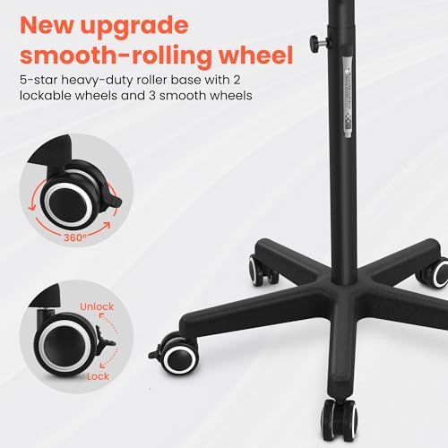 TASALON Adjustable Wheeled Salon Hair Color Station Cart - Image 6
