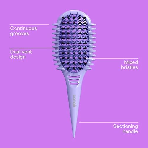 Conair Curl Care Essentials Kit, Brush for Loose Curls, Mitt, & 4 Clips - Image 2